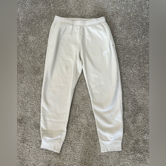 Nike Other - Nike Sportswear Cream Joggers